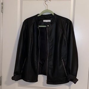 New York & Company Leather Jacket